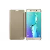 Samsung EF-ZG928 Flip vāciņš zelta krāsā Galaxy S6 edge+