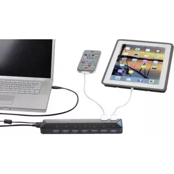 USB 3.2 Gen 1 7 portu centrmezgls Renkforce RF-3806034