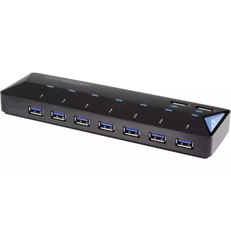 USB 3.2 Gen 1 7 portu centrmezgls Renkforce RF-3806034