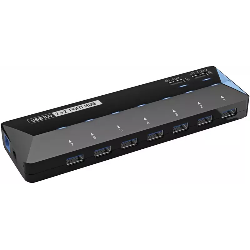 USB 3.2 Gen 1 7 portu centrmezgls Renkforce RF-3806034