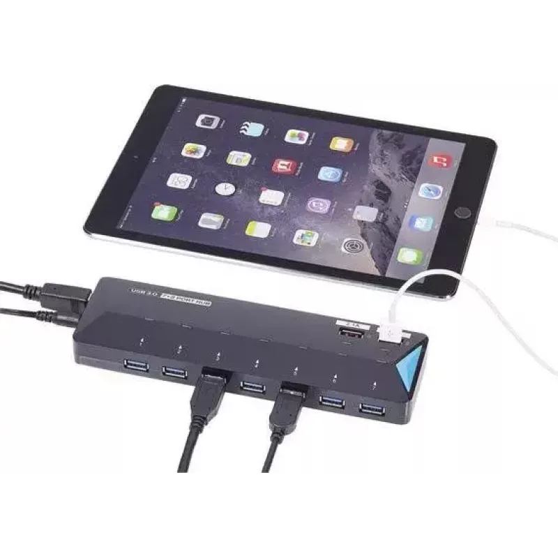 USB 3.2 Gen 1 7 portu centrmezgls Renkforce RF-3806034