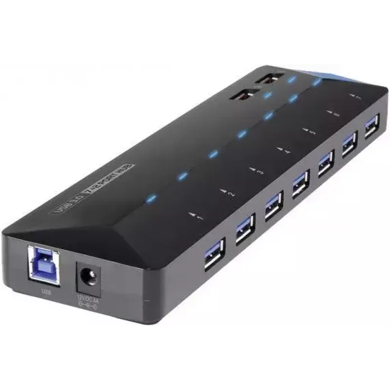 USB 3.2 Gen 1 7 portu centrmezgls Renkforce RF-3806034