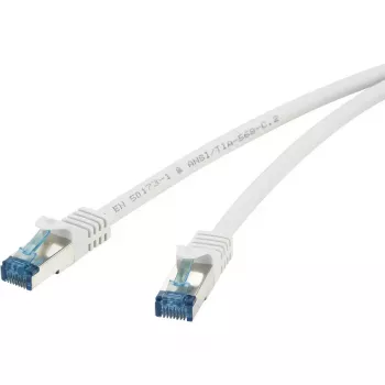 Tīkla kabelis Renkforce RF-4145292 10m Cat6a S/FTP Balts
