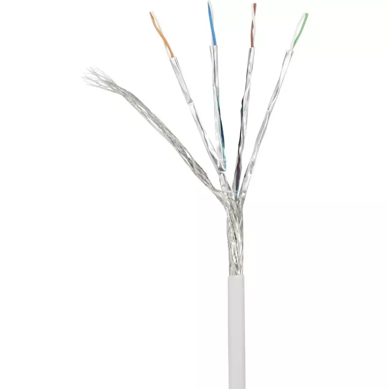 Tīkla kabelis Renkforce RF-4145298 20m Cat6a S/FTP Balts