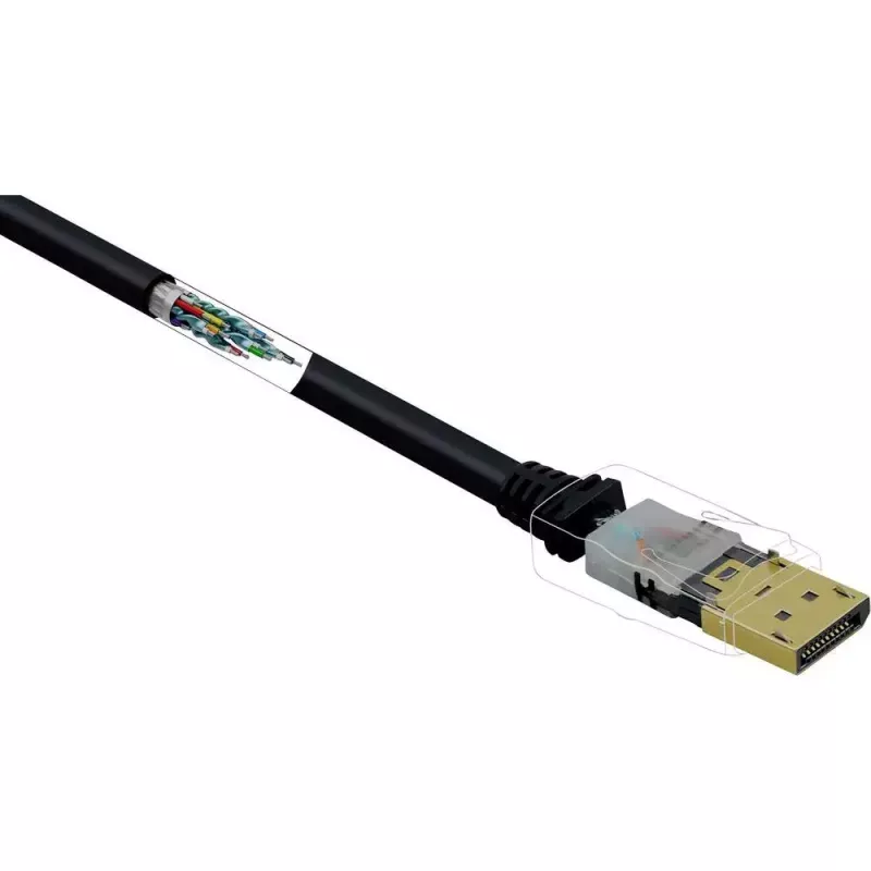 DisplayPort kabelis Renkforce RF-4212201 1.8 m Melns