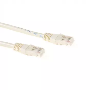 ACT Ivory 1,5 m U/UTP CAT6A savienojuma kabelis ar RJ45 savienotājiem