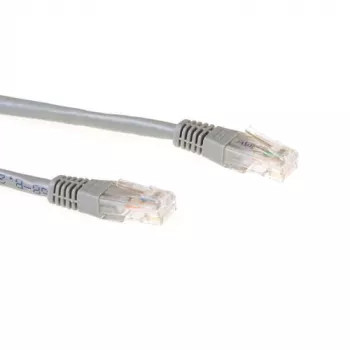 ACT Pelēks 10 metru U/UTP CAT6A savienojuma kabelis ar RJ45 savienotājiem