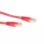 ACT Red 3 metru U/UTP CAT6A savienojuma kabelis ar RJ45 savienotājiem