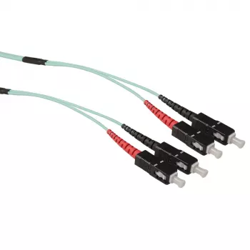 ACT 10 m multimode 50/125 OM3 duplekss pastiprināts optiskais kabelis ar SC savienotājiem
