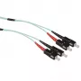 ACT 10 m multimode 50/125 OM3 duplekss pastiprināts optiskais kabelis ar SC savienotājiem