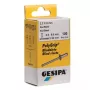 Aklo kniede GESIPA 1432058 Tērauds Pelēka 9.5mm Galva 4.8mm Kāts 10mm Garums