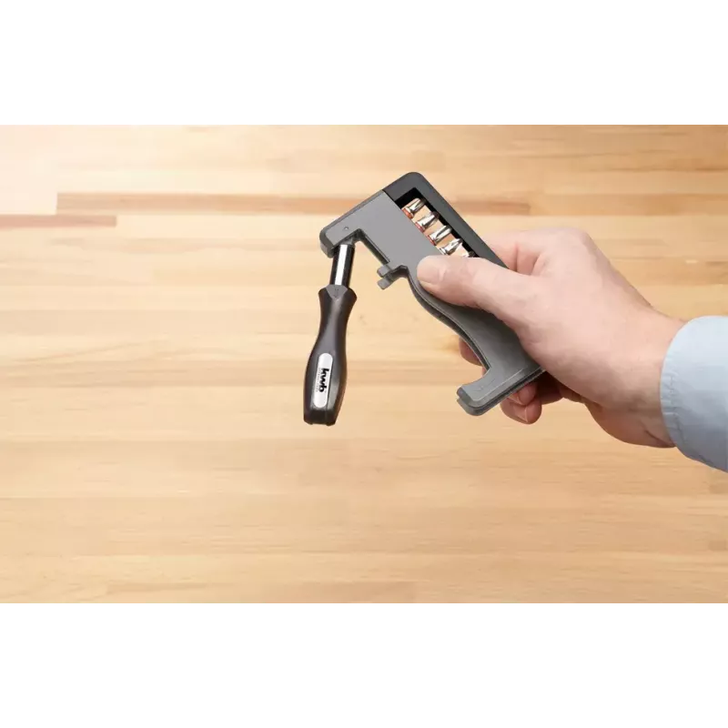 Skrūvgriežu uzgaļu komplekts KWB Industrial Steel Standard Handy Bit Box