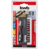 Skrūvgriežu uzgaļu komplekts KWB Industrial Steel Standard Handy Bit Box