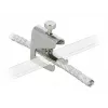 Kabeļa skava DeLOCK 66445 Sudraba