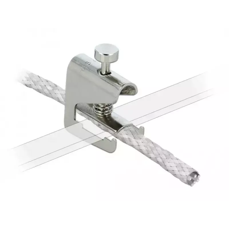 Kabeļa skava DeLOCK 66445 Sudraba
