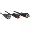 Hama 00205112 audio kabelis 5 m 3,5 mm — 2 x RCA melns