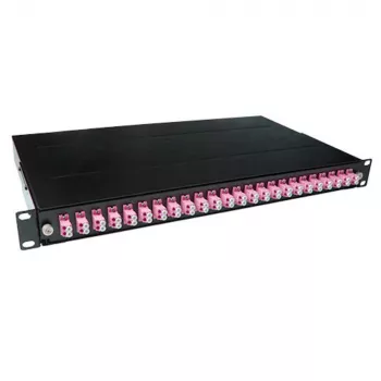 Šķiedru panelis ACT Fiber 24 x duplekss LC multimode OM4