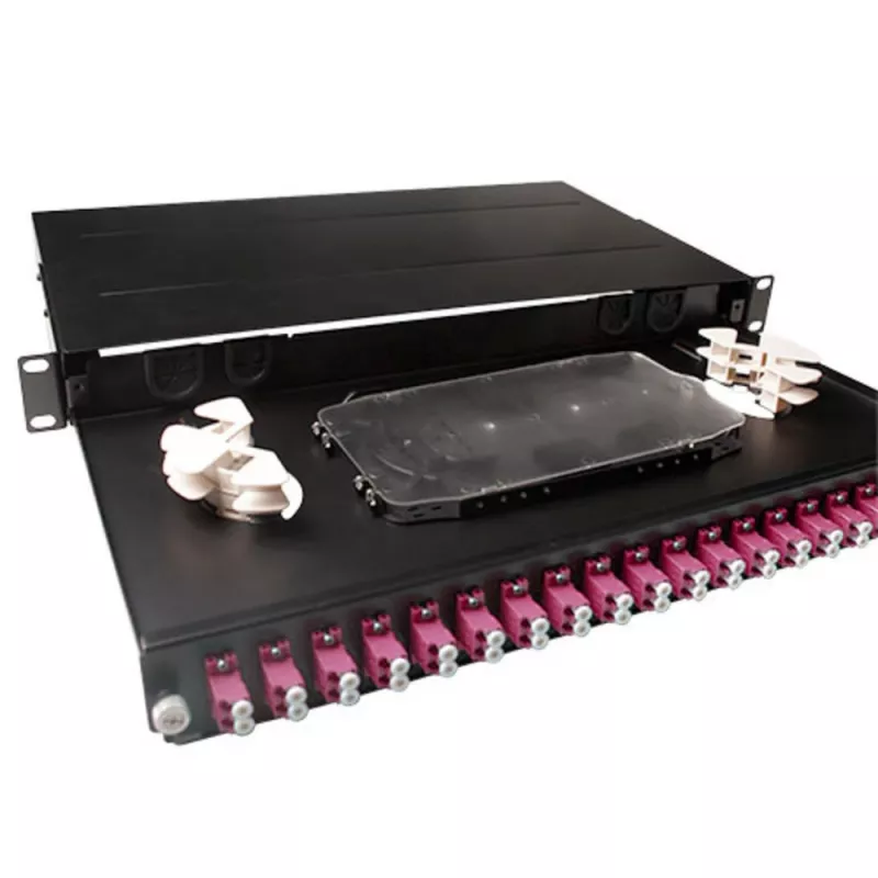 Šķiedru panelis ACT Fiber 24 x duplekss LC multimode OM4