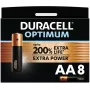 Duracell AA vienreizējās lietošanas baterijas 8 gab