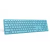 Rapoo E9800M bezvadu tastatūra Home RF Wireless Bluetooth QWERTZ vācu zila