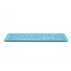 Rapoo E9800M bezvadu tastatūra Home RF Wireless Bluetooth QWERTZ vācu zila