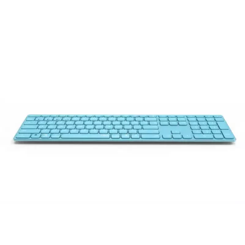 Rapoo E9800M bezvadu tastatūra Home RF Wireless Bluetooth QWERTZ vācu zila