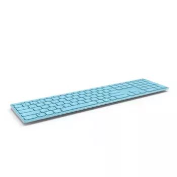 Rapoo E9800M bezvadu tastatūra Home RF Wireless Bluetooth QWERTZ vācu zila