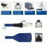 ACT Blue 2 metri LSZH S/FTP CAT6A MPTL pagarinājuma kabelis ar aizsargātiem RJ45 savienotājiem