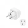 Hama 00223459 strāvas adapteris E/F hibrīds uz G (UK) balts