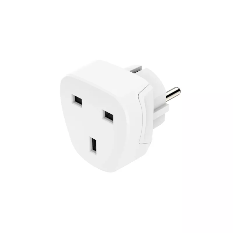 Hama 00223459 strāvas adapteris E/F hibrīds uz G (UK) balts
