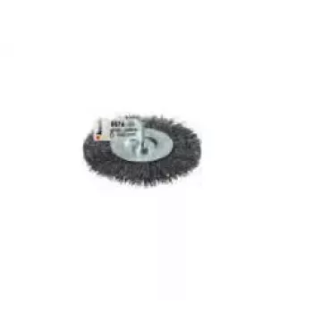 Stiepļu sukas ritenis kwb 607433, kāta diametrs 6 mm, diametrs 10 cm