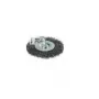 Stiepļu sukas ritenis kwb 607433, kāta diametrs 6 mm, diametrs 10 cm