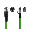 ACT Industrial sensora kabelis M12A 8-pin sievišķais uz RJ45 vīrišķo, 3 m, Ultraflex SF/UTP TPE, ekranēts