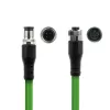 ACT Industrial sensora kabelis 5.00 m M12D 4-pin vīrietis uz M12D 4-pin vīrietis, Superflex Xtreme TPE, ekranēts