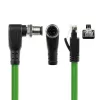 ACT Industrial sensora kabelis 1.50 m M12D 4-pin taisnleņķa vīrišķais uz RJ45 vīrišķo, Superflex Xtreme TPE, ekranēts