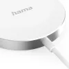 Hama MagCharge FC15 bezvadu lādētājs balts USB ātrai uzlādei