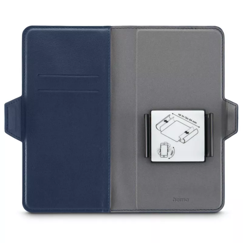Hama 00118894 vāciņš mobilajam telefonam 17 cm (6,7 inch) Folio Zils