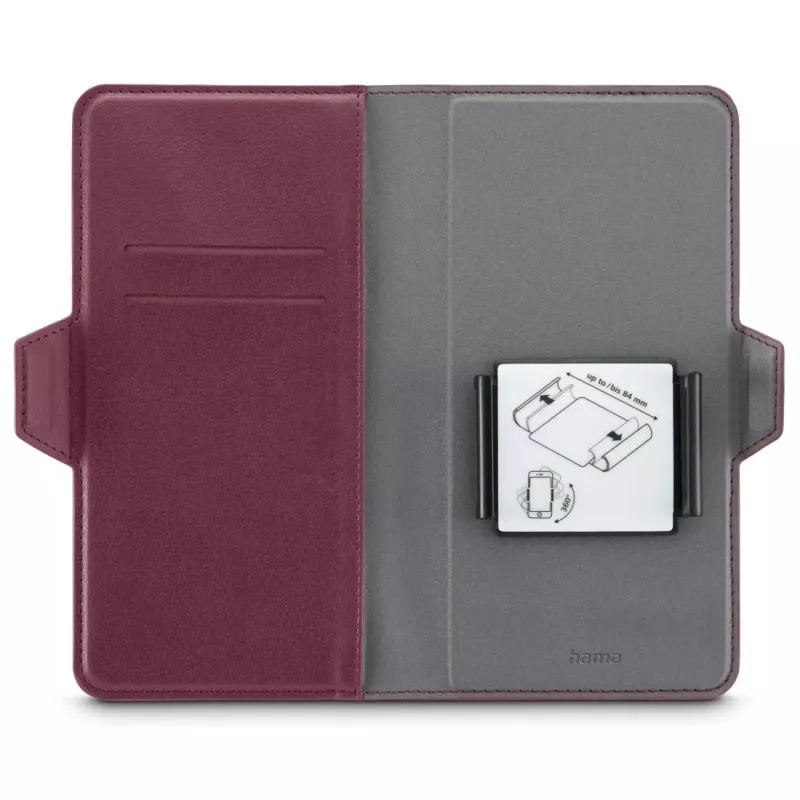 Hama 00118894 vāciņš mobilajam telefonam 17 cm (6,7 collas) Folio sarkans