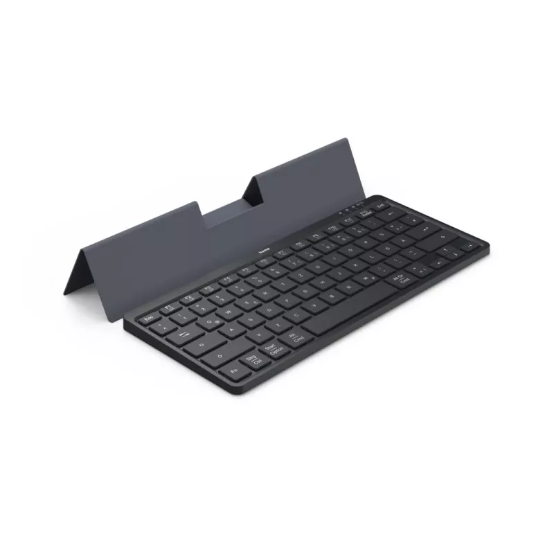 Hama Travel 600 QWERTZ vācu Bluetooth tastatūra melna, tumši pelēka
