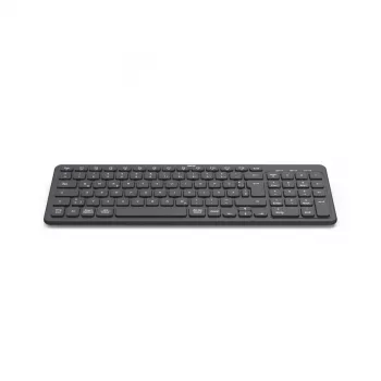 Hama WK-300 bezvadu tastatūra Home/Office RF Wireless + Bluetooth QWERTZ melna