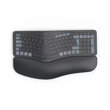 Hama WK-900 Ergo tastatūra Home/Office RF Wireless + Bluetooth QWERTZ vācu melna, zila, tumši pelēka