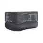 Hama WK-900 Ergo tastatūra Home/Office RF Wireless + Bluetooth QWERTZ vācu melna, zila, tumši pelēka