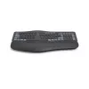 Hama WK-900 Ergo tastatūra Home/Office RF Wireless + Bluetooth QWERTZ vācu melna, zila, tumši pelēka