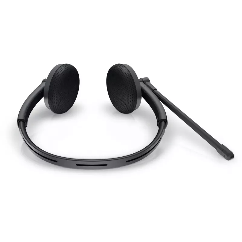 DELL WH1022 Austiņas ar vadu, galvas saite, zvaniem/mūzikai, USB Type-A, melnas