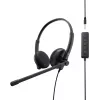 DELL WH1022 Austiņas ar vadu, galvas saite, zvaniem/mūzikai, USB Type-A, melnas