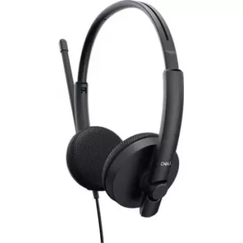DELL WH1022 Austiņas ar vadu, galvas saite, zvaniem/mūzikai, USB Type-A, melnas