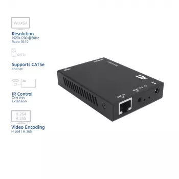 Uztvērējs ACT AC7853 HDMI over CATx — uztvērējs HDMI signālam pa Ethernet līdz 150 m