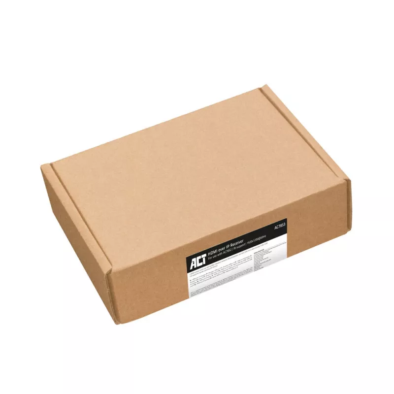 Uztvērējs ACT AC7853 HDMI over CATx — uztvērējs HDMI signālam pa Ethernet līdz 150 m
