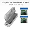 ACT USB 40Gbps M.2 2280 NVMe / PCIe SSD ārējais korpuss, bezinstrumentu montāža