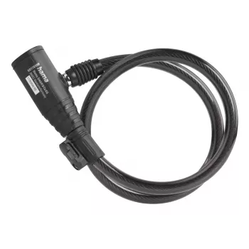 Hama 00178137 velosipēda troses slēdzene Melna 650 mm